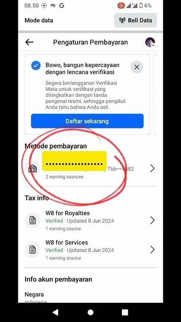 Cara Masukkan Rekening Ke Fb Pro