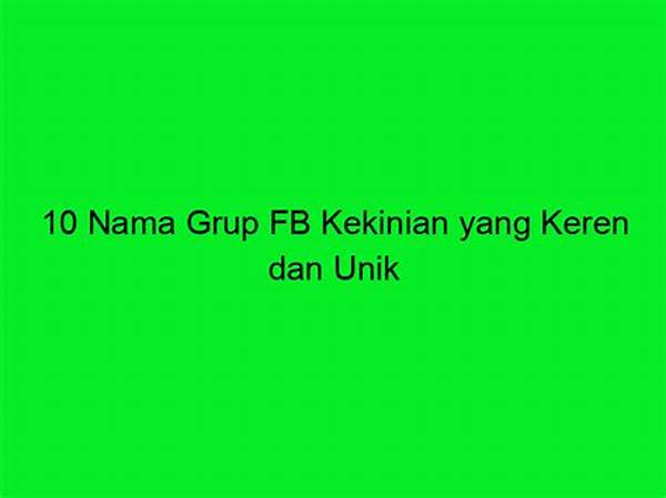Nama Grup Fb Pro