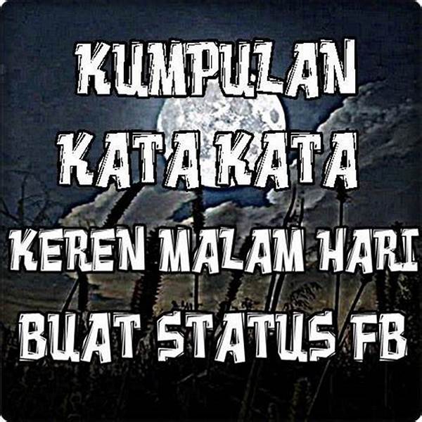 Status Malam Fb Pro