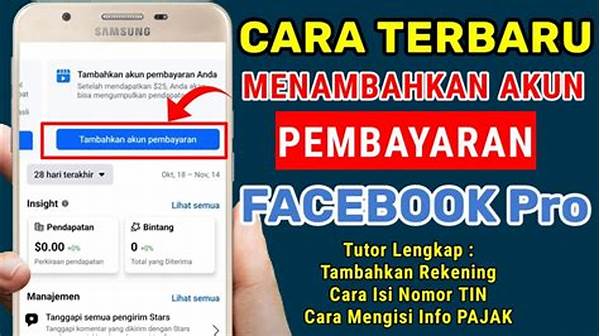 Cara Mengisi Data Pembayaran Di Fb Pro