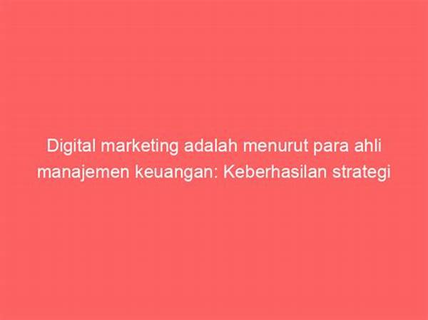 Strategi Marketing Menurut Para Ahli