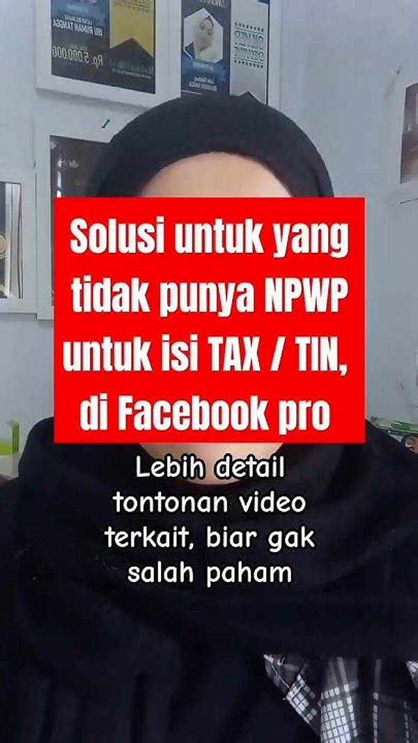 Tidak Punya Npwp Untuk Fb Pro