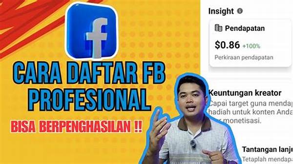 Tutorial Daftar Fb Pro