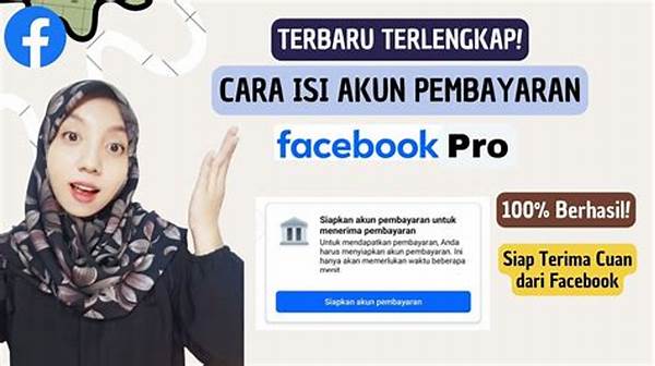 Cara Buat Akun Pembayaran Fb Pro