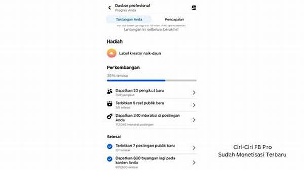 Ciri Fb Pro Sudah Monetisasi