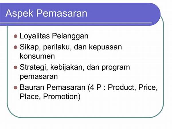 4 Aspek Pemasaran